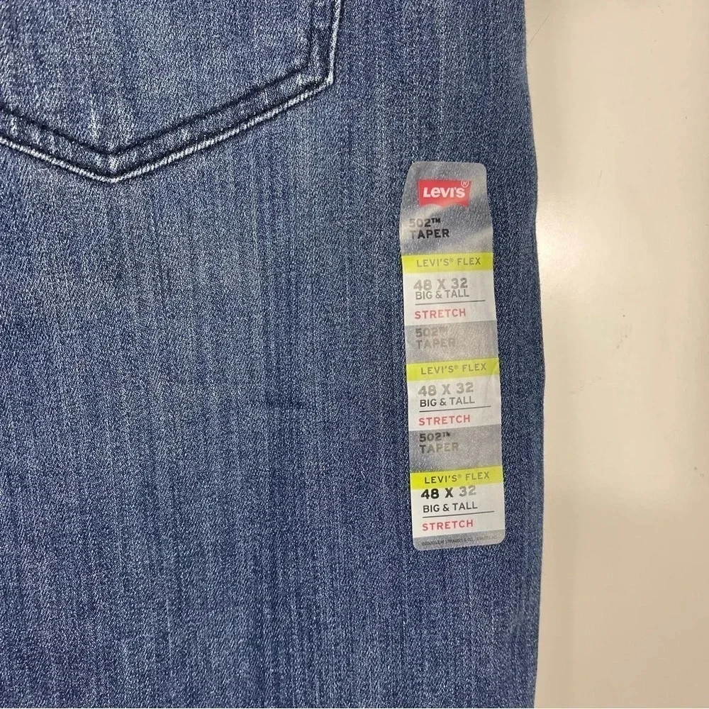 NEW Levi's Flex 502 Taper Jeans Size 48 x 32 Big & Tall